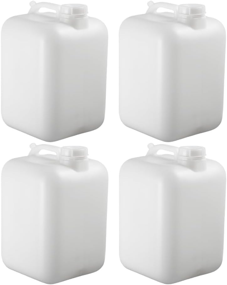 FastRack 6 Gallon Hedpak Water Jug with Screw Cap | 4-Pack, BPA-Free Food-Gra...