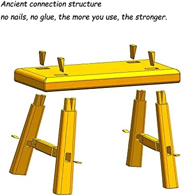 Handmade Solid Wood Stool Milking10 Height Wooden Step Stool Simple Wooden Vi...