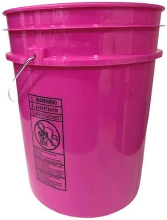 House Naturals 5 Gallon Premium HPDE Plastic Bucket - Made in USA Food Grade ...