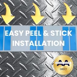 Reflective Curb Address Sign with 4 Inch Numbers