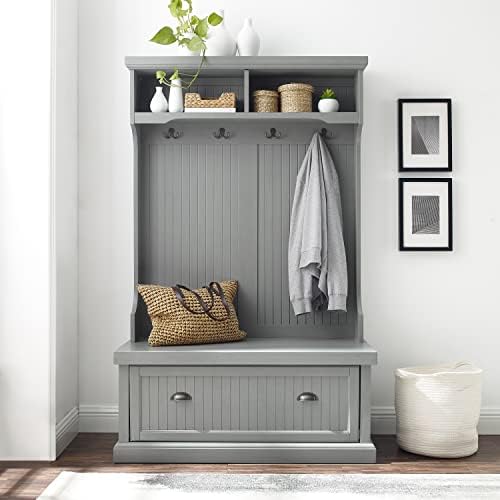 Crosley Furniture Seaside Hall Tree, Shoe Rack Bench