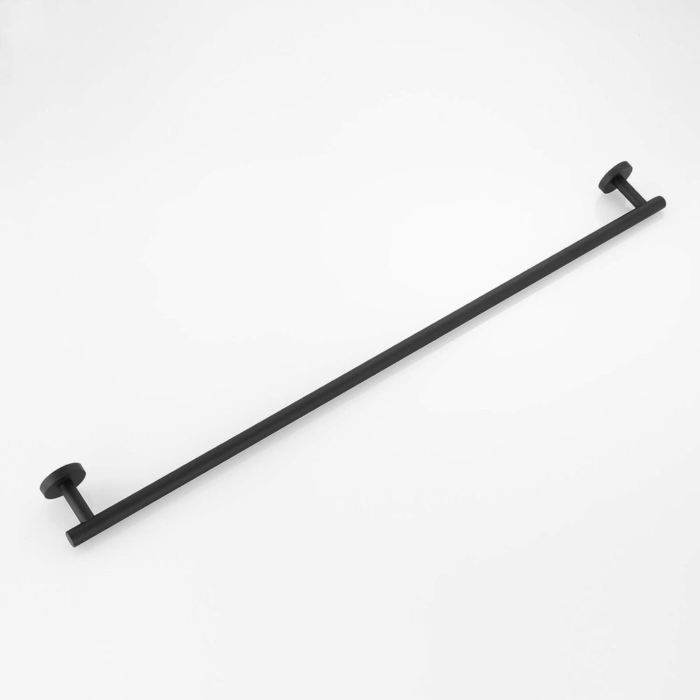 USHOWER Matte Black Bath Towel Bar, 30-Inch Towel Racks for Bathroom