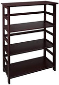Casual Home Soho Manhattan 4-Shelf Bookcase 26 Wide - Espresso, 304-44