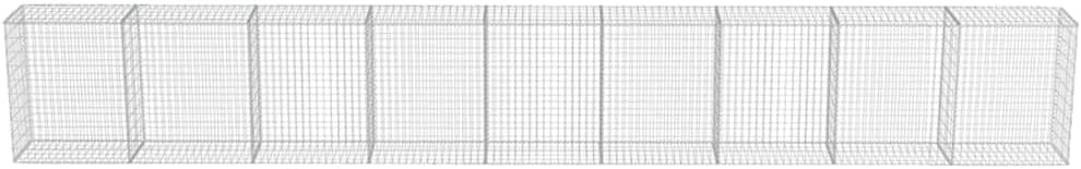 Galvanized Steel Gabion Wall with Covers, Gabion Mesh Wire Wall Panel Galvani...