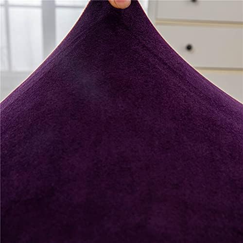 Velvet Chaise Longue Slipcover Luxury Chaise Chair Cover for Living Room Indo...