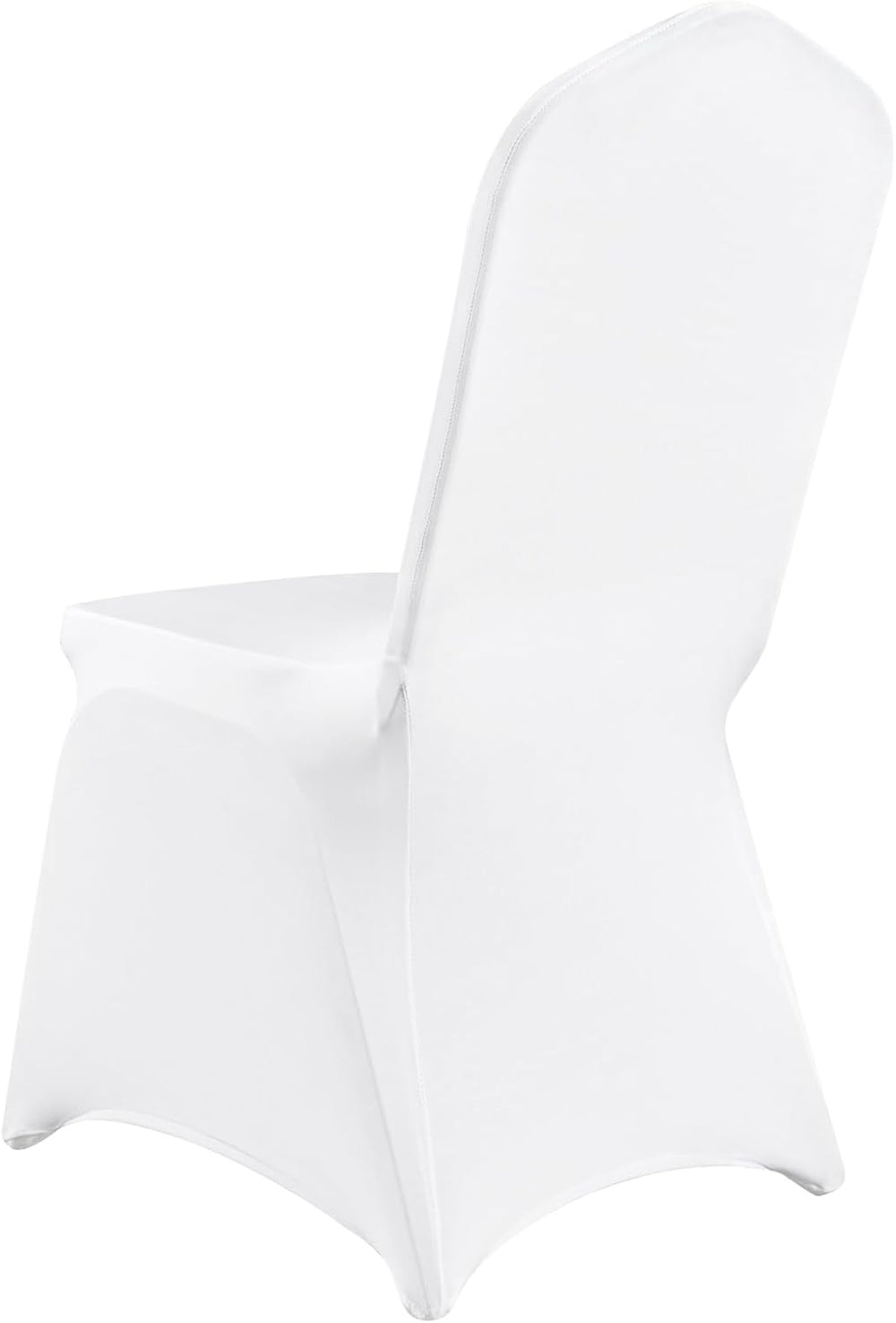 VEVOR 100 Pcs White Chair Covers Polyester Spandex Chair Cover Stretch Slipco...