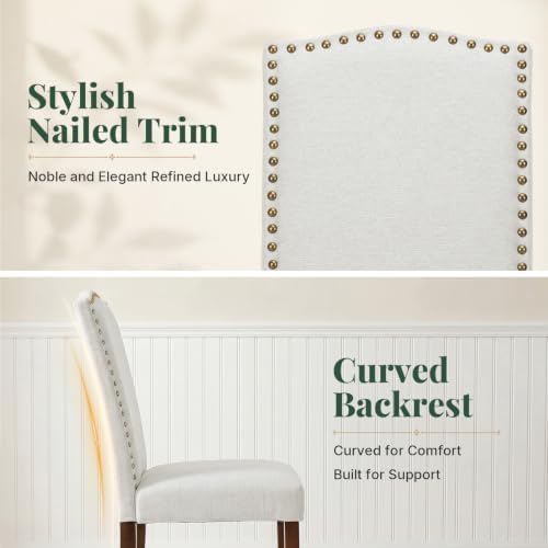 Dining Chairs Set of 2, Fabric Kitchen Chair for Living Room