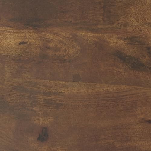 SIMPLIHOME Robbie 16" Wide Solid Wood Rectangular End Table in Walnut Brown