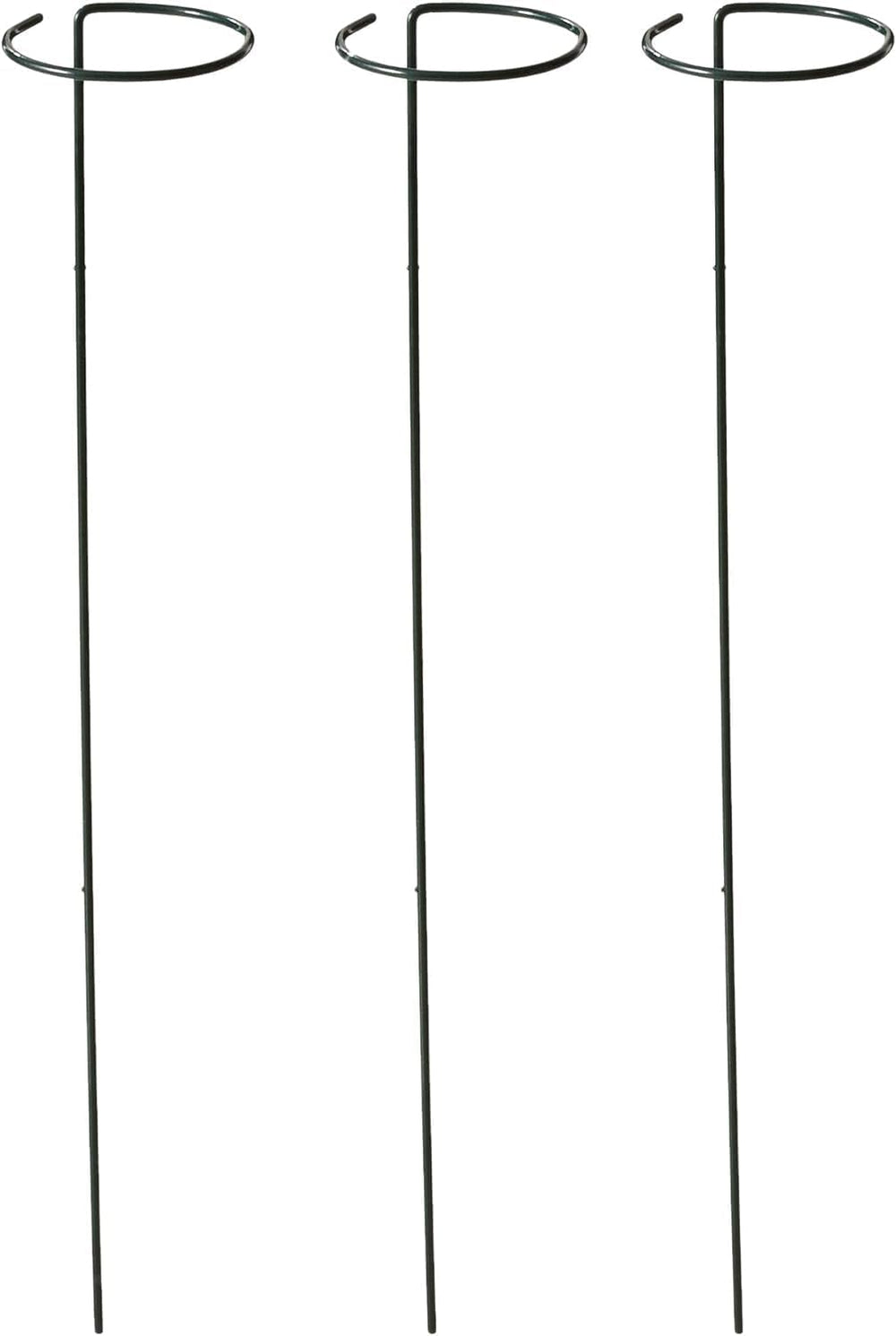 Bosmere E533 36-Inch Plant Stem Support with 6-Inch Hoop, 3-Pack