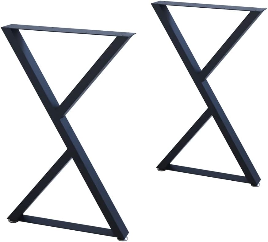 28" Coffee Table Legs Two Triangles Table Legs Coffee Table Metal Legs L...