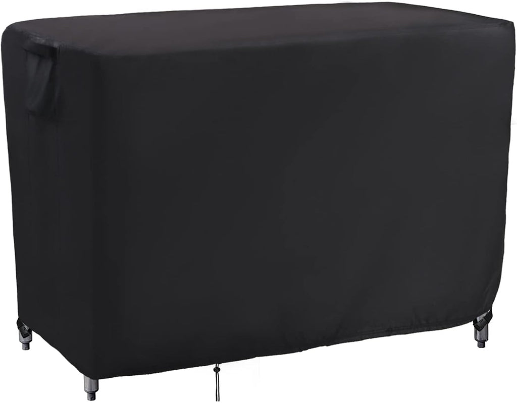 Kingling Outdoor Table Cover for Wicker Bar Cart 48''L x 18''W x 36''H