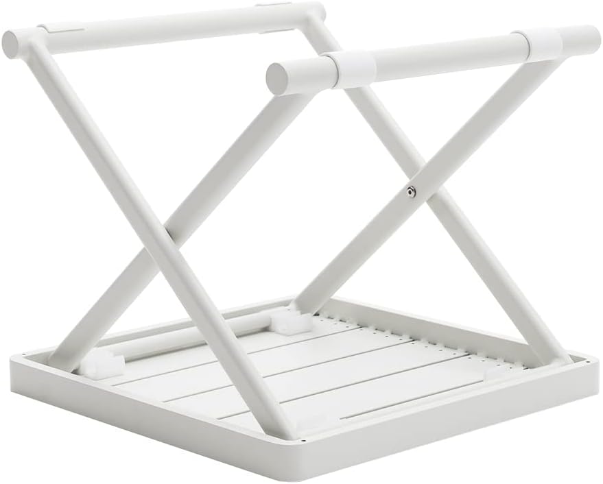 Outdoor Folding Table for Patio Square Side Table for Camping and Picnics