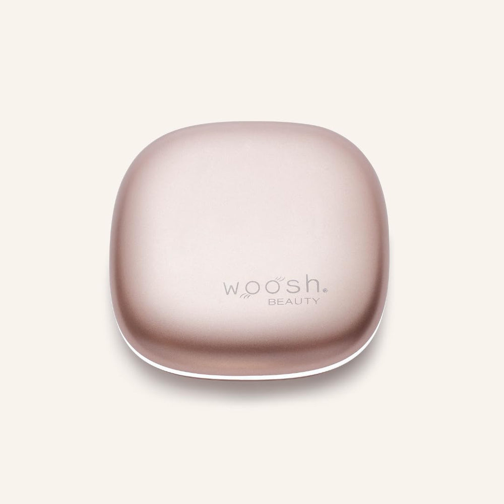 Woosh Beauty Fold Out Mirror | Travel Compact LED Light Mirror | 1x/10x Dual ...