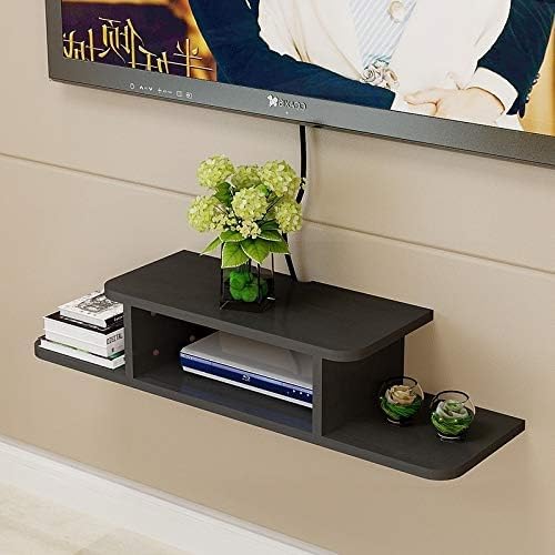 BiJun Floating TV Stand, Floating TV Shelf Under TV Floating Wall Shelf