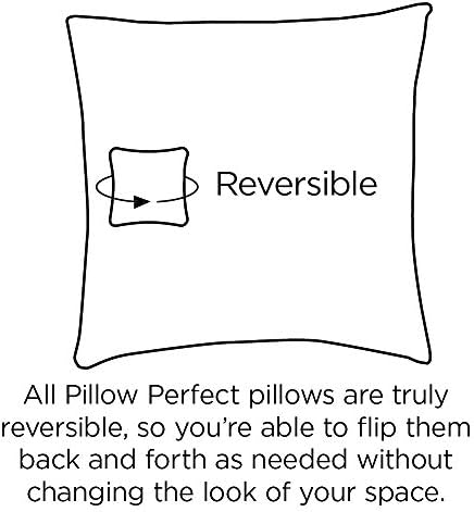 Pillow Perfect Bright Floral Indoor/Outdoor Chair Pad With Ties, 2 Count, 16&...