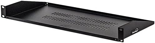 NavePoint Cantilever Server Shelf Vented Shelves Rack Mount 19 Inch 1U Black ...