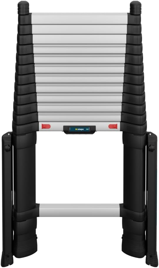 W.Steps Prime 13.5 FT | Telescopic Extension Ladder, ANSI Type 1A Certified, ...