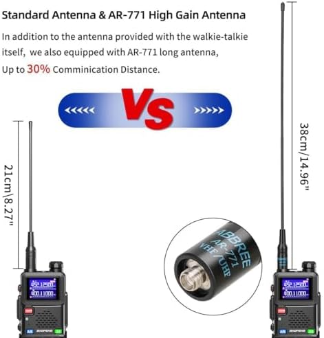 Baofeng Radio Ham Radio Handheld UV-5R Upgrade Long Range Rechargeable AR-5RM...