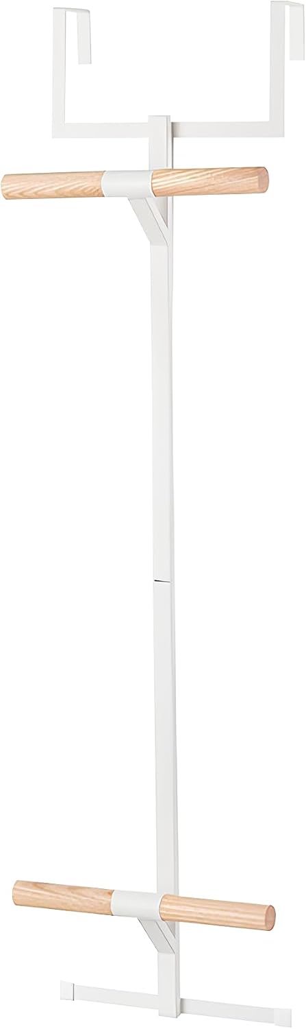 RFOUO Over The Door Hanger,Backpack Hanger for Closet, White