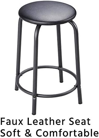 Yaheetech Adjustable Drafting Table Art Desk, Storage Drawers & Stool, Wood
