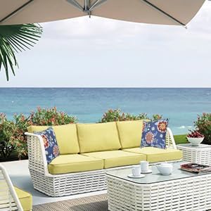 Outdoor Throw Pillows - Decorative Pillows with Insert Included Set of 2 Outd...