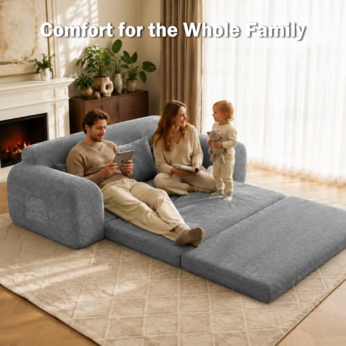 Fold Out Chair Bed, Folding Sofa Bed, 2 in 1 Convertible Sleeper Chair Bed fo...