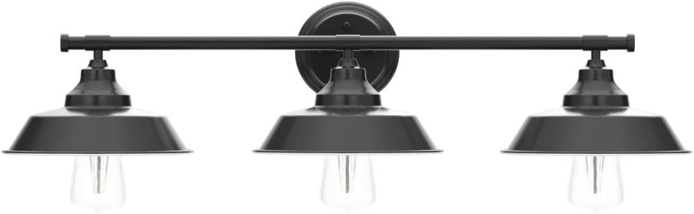Vanity Light Fixtures Over Mirror 32" Matte Black Bathroom Lights 3 Light
