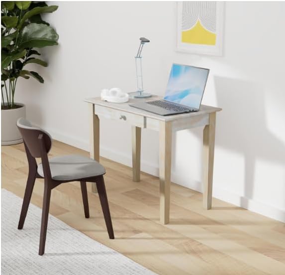 IC International Concepts Solid Wood Unfinished Writing Table