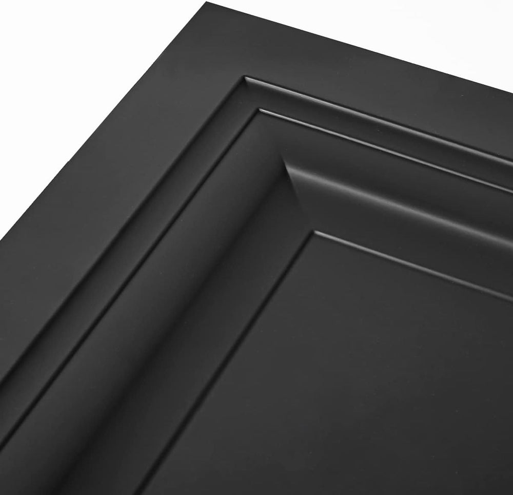 Art3d 12-Pack PVC Waterproof Drop Ceiling Tiles, 2 x 2 ft, Square, Black