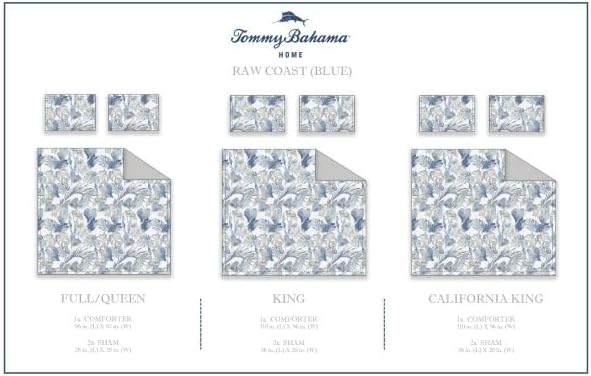 Tommy Bahama - Tropical Queen Size Comforter Set with Matching Shams