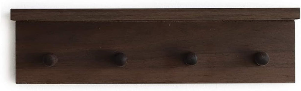 Entrance Coat Rack ，Coat Hooks, Wall-Mounted Wooden Hook Rack, Wall-Mounted S...