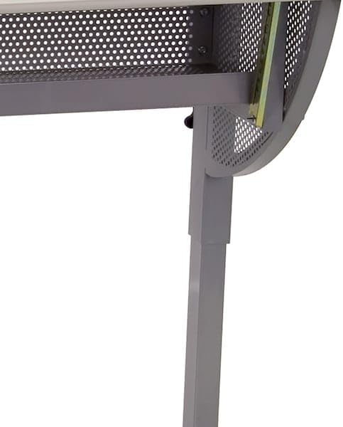 Flash Furniture Berkley Adjustable Drawing and Drafting Table with Pewter Frame