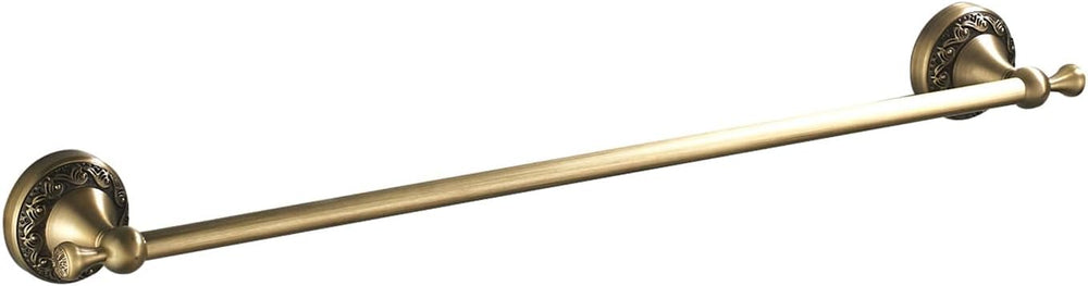 Flybath 20 Inch Towel Bar Brushed Brass Antique Wall Mount for Bathroom