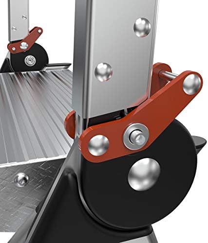 Little Giant Jumbo Step 3-Step Foldable 2.2 ft Aluminum Stool, 11903