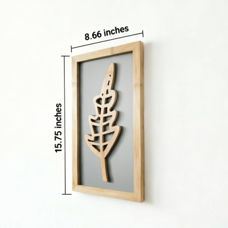 3D Framed Wall Art, Boho Wall Decor, Set of 3, Natural Wall Sculptures