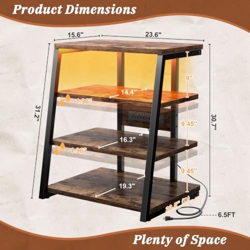 Armocity AV Media Stand, Stereo Stands and Racks Small Entertainment Center