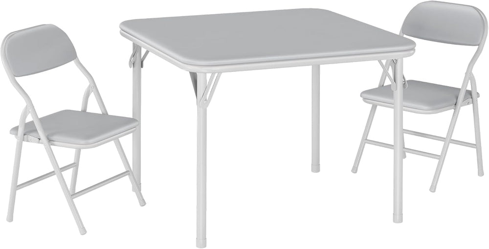 GAOMON 3 Piece Set Folding Table and Chairs Set for Boys and Girls