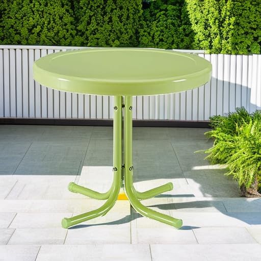 Crosley Furniture Griffith Retro Metal Outdoor Side Table
