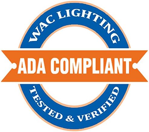 WAC Lighting HR-LED87-BK LED Round Button Lights, 3000K in Black Finish