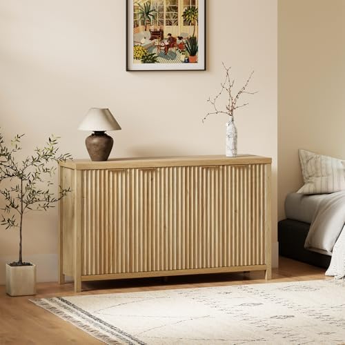 OAKHAM HOME Buffet Cabinet 56" Golden Oak
