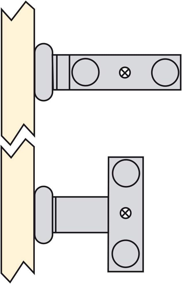 Emuca - Pull-Out Towel Rail with 2 arms, Kitchen or Bathroom Towel Rack from Aluminium with White Finish, 310mm (12,2 inch) Long
