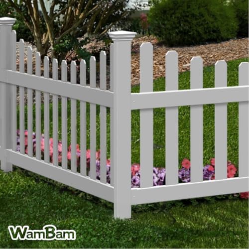 WamBam All American 3.5ft White Vinyl Finishing Post