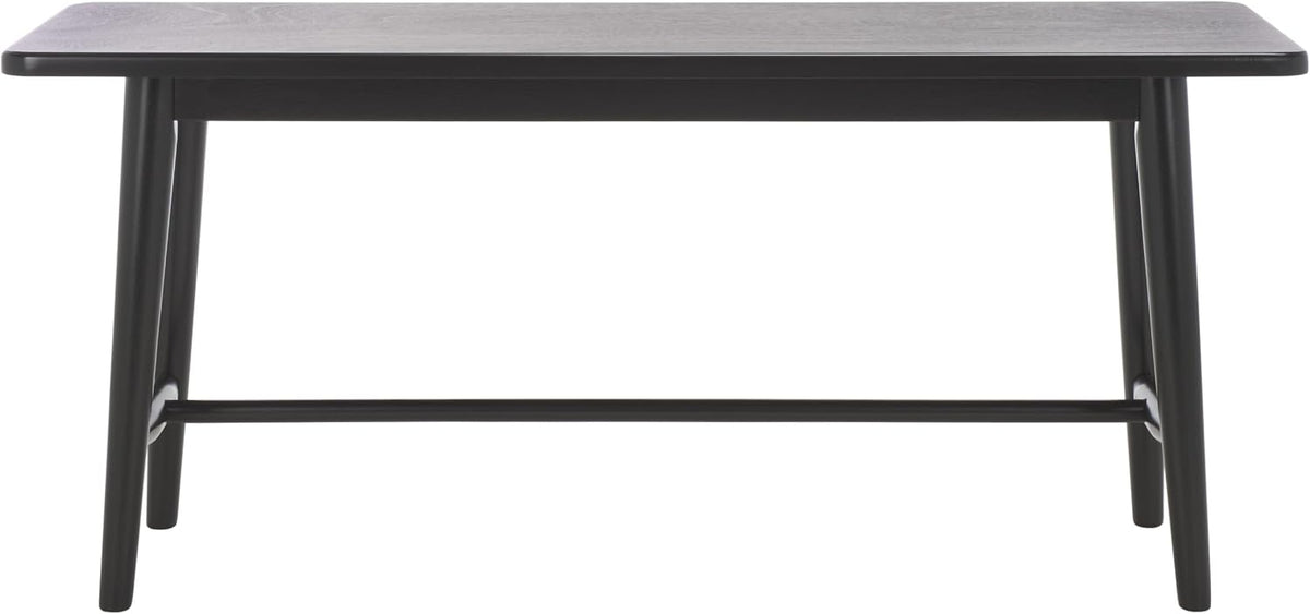 SAFAVIEH Home Collection - Florent Rectangular Bench, Black Finish Seating (BCH1400A)