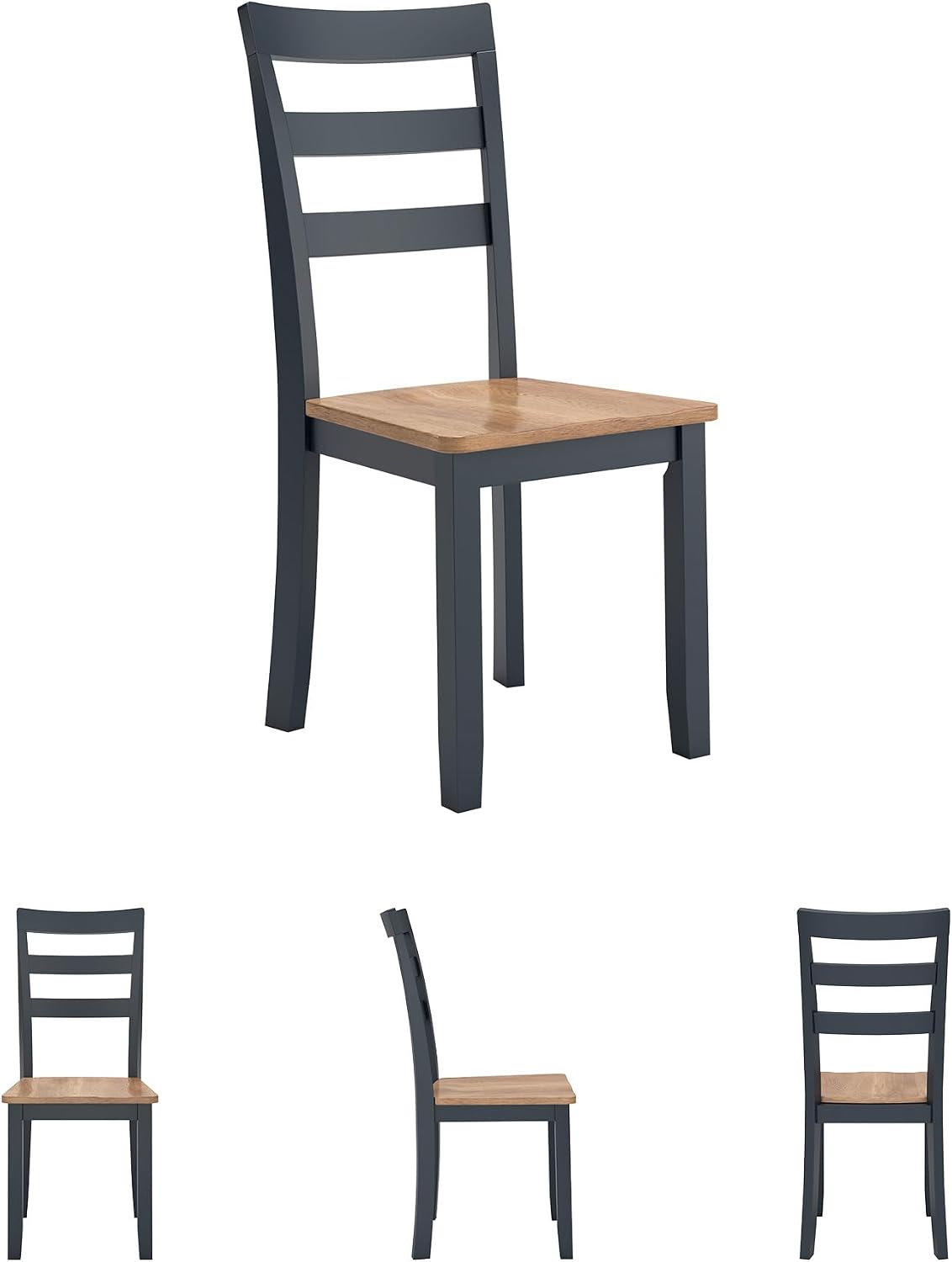 Signature Design by Ashley Gesthaven Ladder Back Dining Chairs, Set of 2
