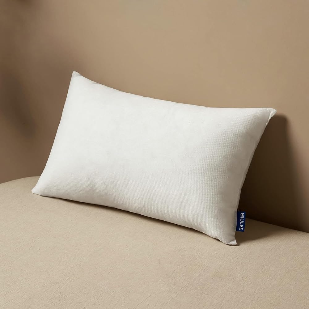 MIULEE Pillow Insert 14x40 Inch Decorative Rectangle Throw Pillow Inserts