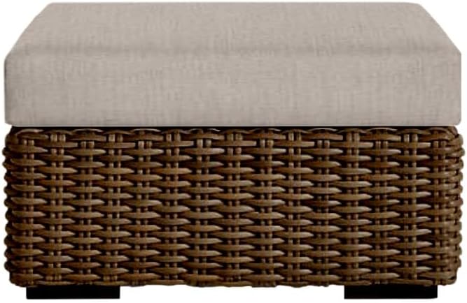 RSH DECOR: Foam Ottoman Cushion | 21" x 17" x 4" | Sunbrella P...