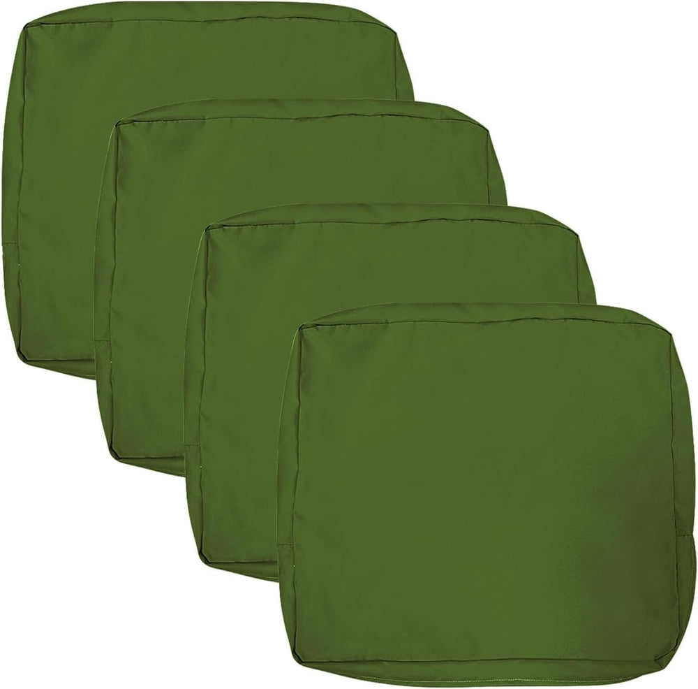 VAKADO Outdoor Patio Furniture Chair Cushion Replacement Covers Set of 4 Wate...