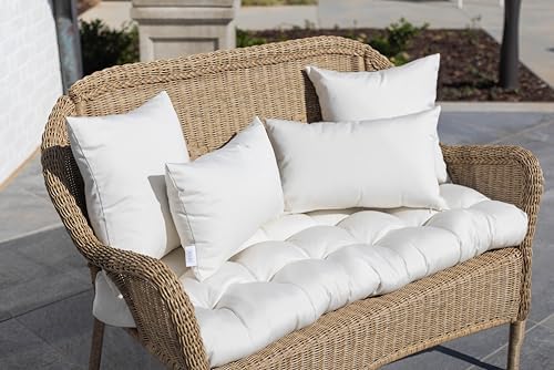 RSH DECOR Square Throw Pillows Set of 2, 17x17 Inch Decorative Pillows for Co...
