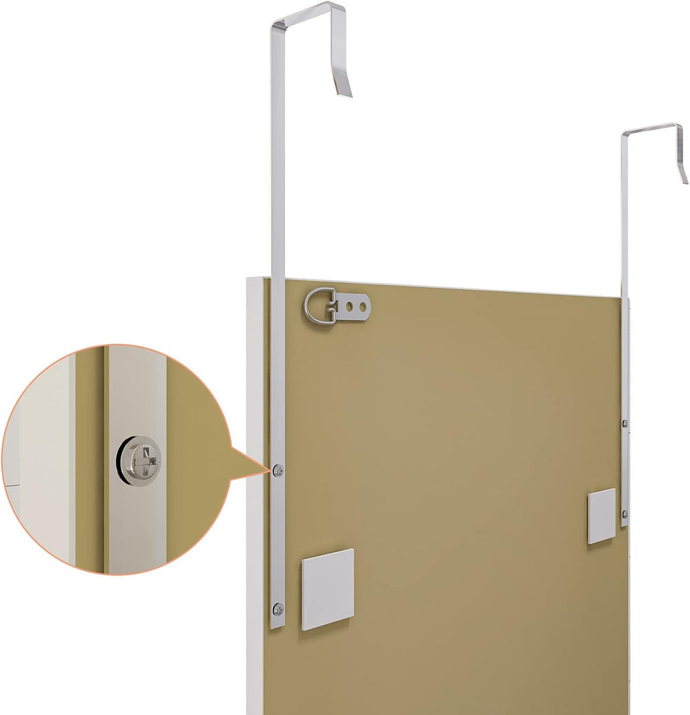 Over The Door Full Length Mirror Wall Mounted Hanging Full Body Length