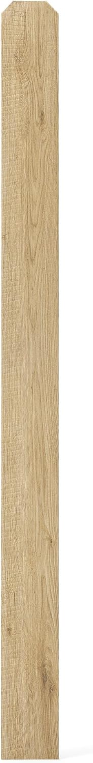JAXPETY 6ft Dog-Ear Fence Picket 5.9 x 0.5in Fir Wood Fence Boards 15-Pack